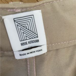 Rosie Assouline pants in new condition, nude color, very chic